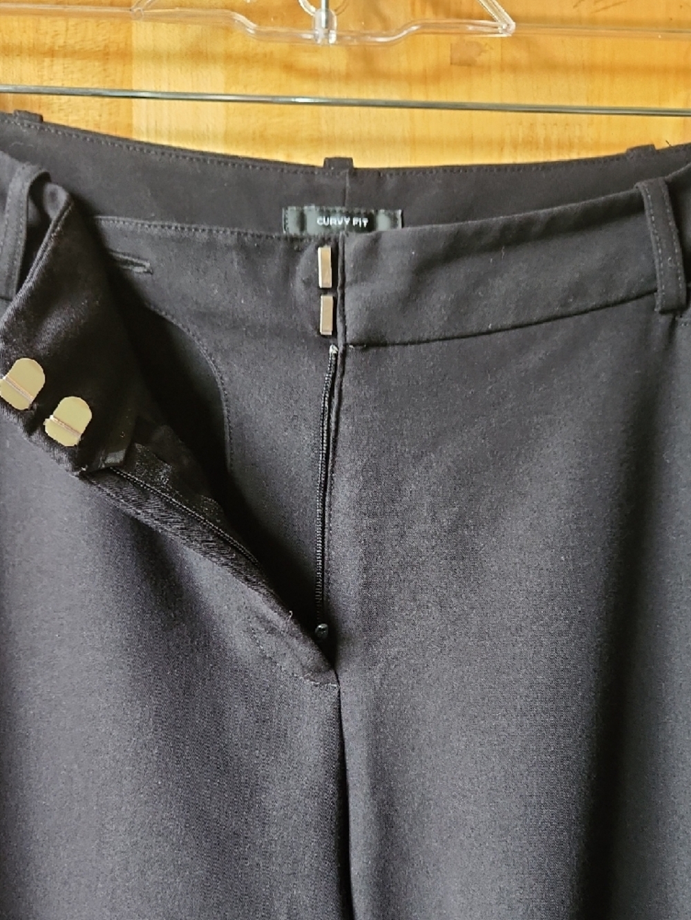 Worthington Black Boot Cut Dress Pants, Sz 12 Petite - Picture 6 of 11